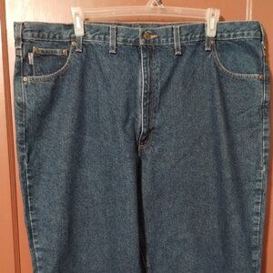 Carhartt Mens Jeans Relaxed Fit Straight Leg Size 48x32 Denim-NEW W/TAGS B160DST